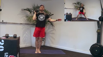 Dumbbell Swing into Lateral Lunge with Patrick MoJo PT - Exercise Library