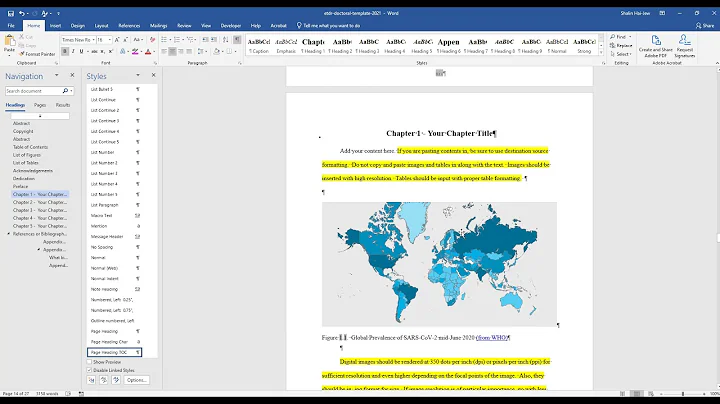 Pagination in an ETDR