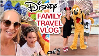 FIRST TIME AT DISNEY WORLD ✈☀ FAMILY TRAVEL VLOG + TIPS (part 2)