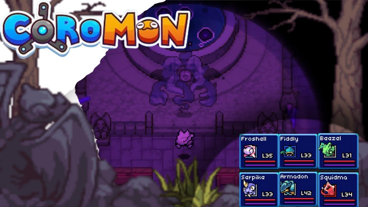 coromon-gameplay-walkhtrough-at-pawburry-beating-illugin-the