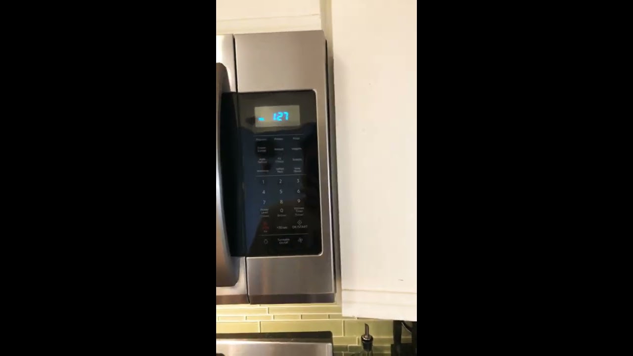 How to Set Clock Time On Samsung Microwave - YouTube