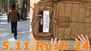 The best EDC Backpack Detailed review: 5.11 Rush 24 Backpack