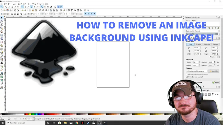 Simple and Effective Image Background Removal with Inkscape