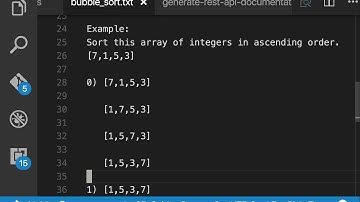z5061800 UNSW CSE Academic tutor application (18s1): Bubble Sort