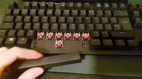 Razer Huntsman TE space bar installation guide