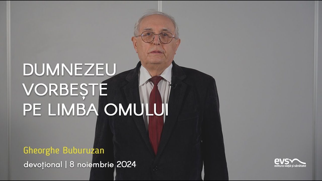 DUMNEZEU VORBEȘTE PE LIMBA OMULUI