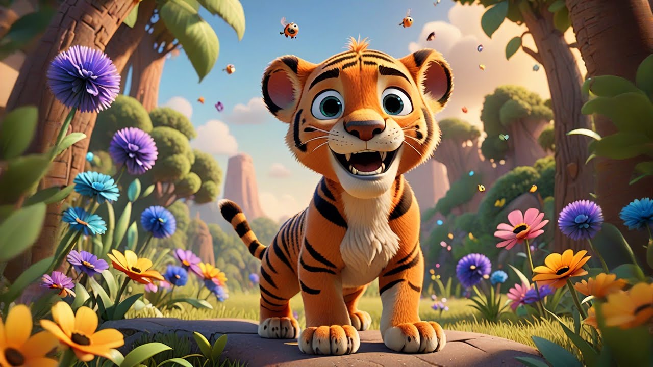 Two Tiny Tigers Tap Their Toes | Fun Counting Song for Kids | Nursery Rhymes and Baby Songs