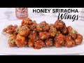 The Best Honey Sriracha Wings | Crispy Baked Honey Sriracha Wings