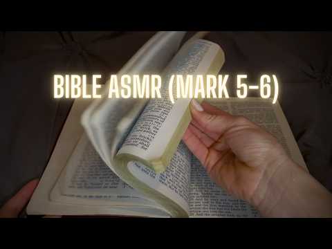 Christian ASMR Whispered Bible Reading | Gospel of Mark 5-6 KJV