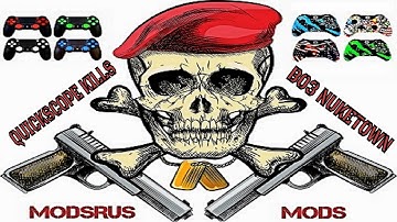 Mod Ps4 Controllers | Mod Xbox One Controllers | Quickscope Nuketown | Call Of Duty Black Ops 3