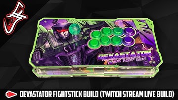 Devastator BnB Fightstick (Twitch Stream Live Build)