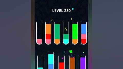 Color sort puzzle Level 280