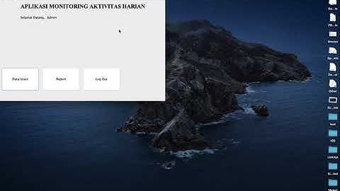 Demo Aplikasi Mata Kuliah Pemrograman Visual