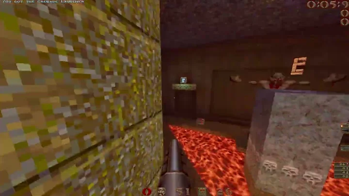 Quake - Easy Run of e2m19_spoot by Brainfluid in 0:08 (table filler)