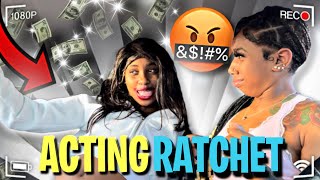 ACTING “RATCHET” TO SEE HOW MY GIRLFRIEND REACTS… *HILARIOUS*