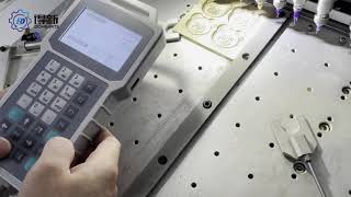 Automatic dripping machine setup teaching