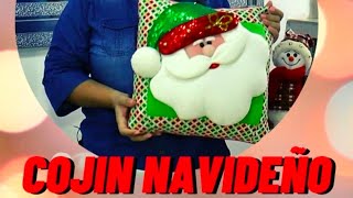 Cojines Navideños de Papá Noel Con moldes gratis!!!| #navidad2022 #navidad #aprendoencasa.