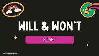 Will & Won't (for Predictions)