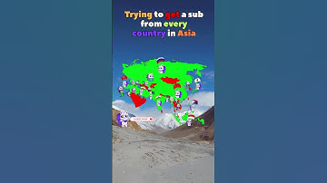 Trying to get a sub from every country in Asia | #geography #history #map #countryballs #asia #iran