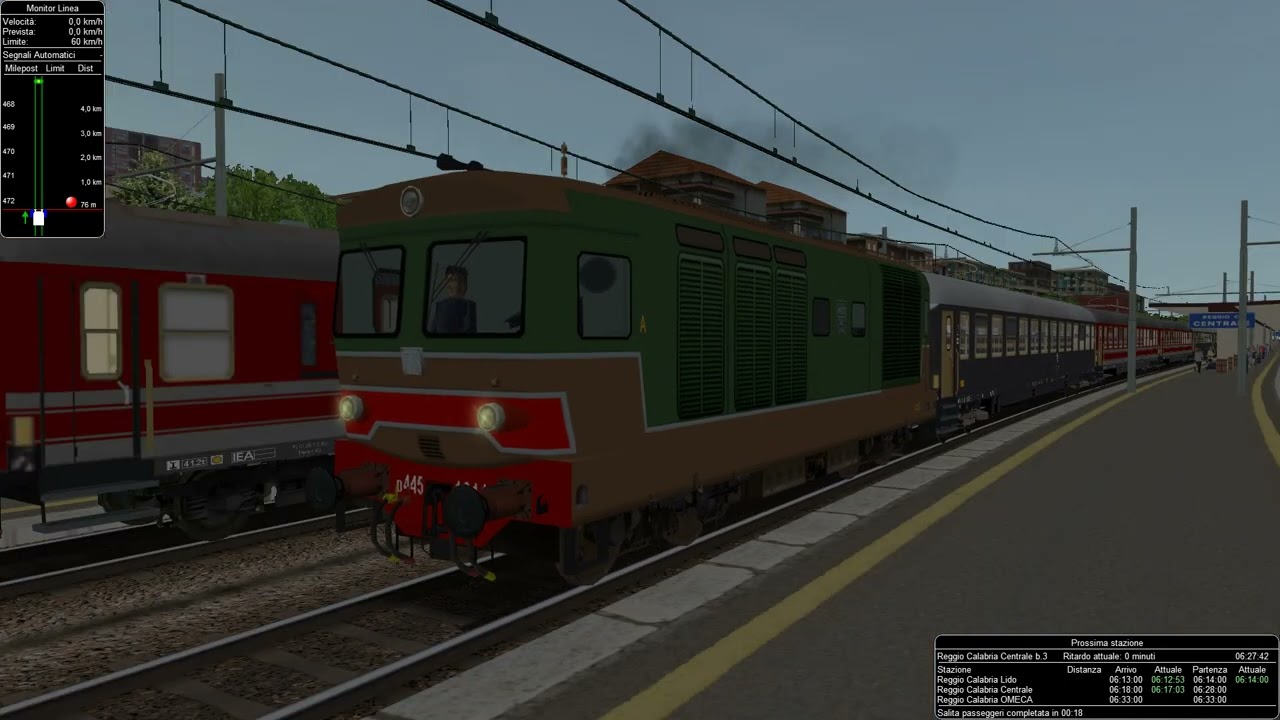 OPEN RAILS ITALIA EXP 550/551/552 REGGIO CALABRIA MARITTIMA BARI C.LE