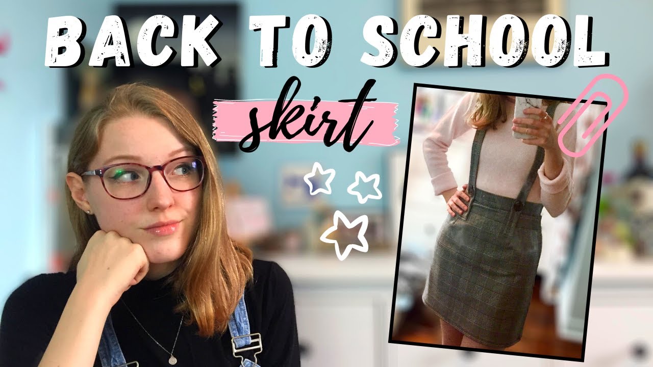 DIY Suspender Skirt || Back To School : ep. 1