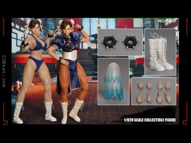 Play Toy 1/6 Fighting Goddess Chun Li Figure Preview - YouTube