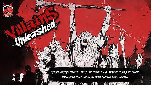 Now on Kickstarter: Villains. Unleashed: Designing The Ultimate Nemesis 5e