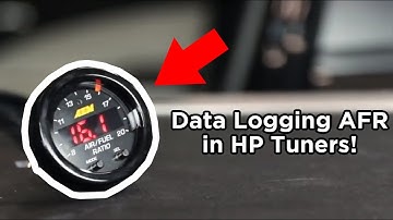 Data Logging AFR  in HP Tuners!