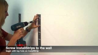 storeWALL  InstallStrip Installation