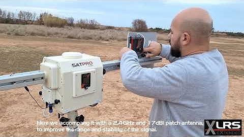 SATPRO installation in flight field, Analog Video RXVID3V2 and Data Link HM30