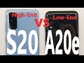 Samsung Galaxy S20 vs Samsung Galaxy A20e - SPEED TEST + multitasking - Which is faster!?