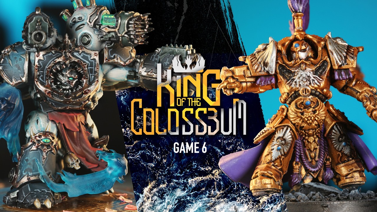 Adeptus Custodes vs Black Legion! King of the Colosseum Game 6