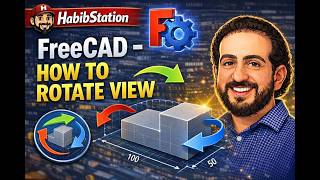 FreeCAD - How To Rotate View