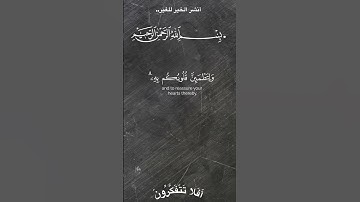 وما جعله الله إلا بشرى لكم ولتطمئن قلوبكم به #تلاوة_خاشعة #quran #اكسبلور #holyquran #لايك #قرآن