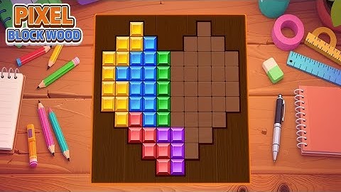 Pixel Block Wood (by T7 GAMES) IOS Gameplay Video (HD)