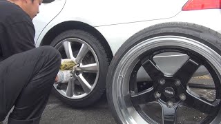 【足車DIY】クラウンにNEWホイール試着