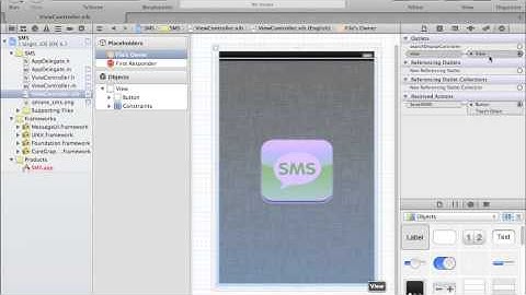 Xcode SMS