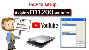 इंस्टॉल केसे करे Avision Captur tool FB1200 scanner  in windows  7 me How to install scanner ??