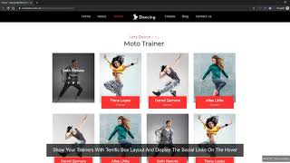 Dancing Class WordPress Theme