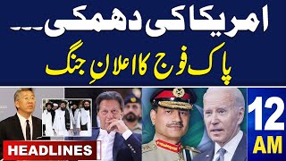 Samaa News Headlines 12 AM | Pak Army Warns | USA in Action | Afghanistan in Trouble | 21 March 2024