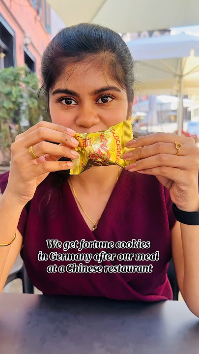 Opening a fortune cookie on my birthday 🥠 #cookies #trending #china #viral #birthday #tamil #food