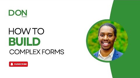 Creating forms with complex logic without coding