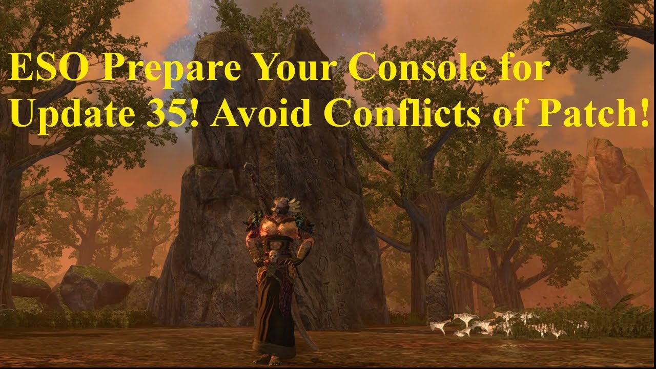 ESO Prepare Your Console for Update 35 and Lost Depths DLC!