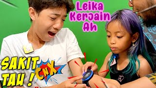 XAVIER TERIAK SAKIT ! TAKUT DIKERJAIN LEIKA | DI BALIK LAYAR MAIN GAME DI RUMAH LEIKA !