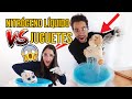 EXPERIMENTO PELIGROSO - JUGUETES VS NITROGENO LÍQUIDO
