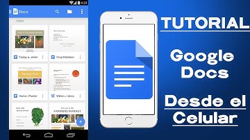 🔥 Cómo Usar Documentos de Google  ✅ - Tutorial Paso a Paso desde el Celular [Google Docs] 📲