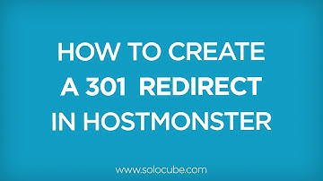 How to Create a 301 Redirect in Hostmonster