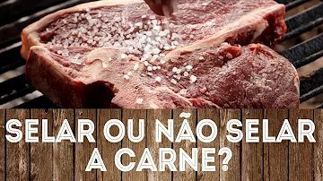 Como selar a carne na churrasqueira?