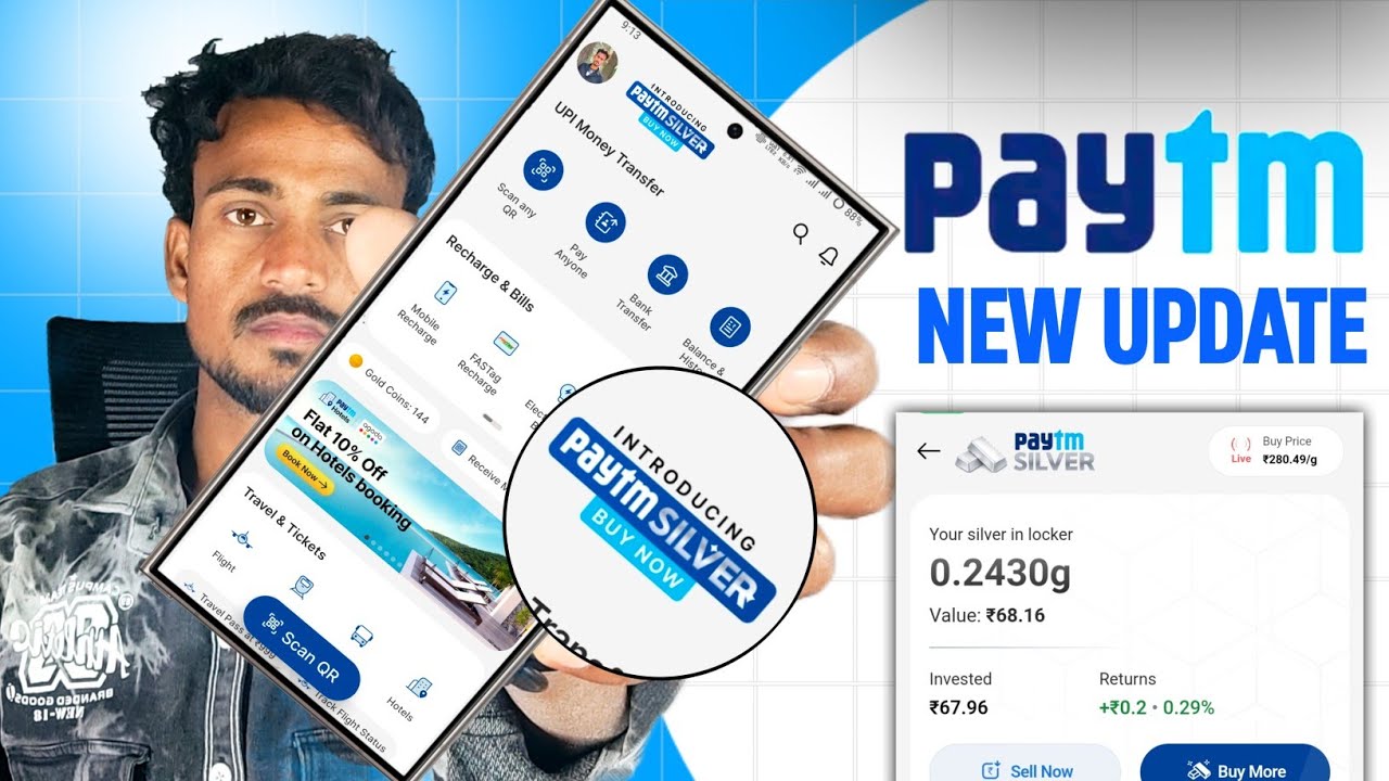 Paytm Silver Interface Paytm Silver New Update ! Paytm Silver ! Paytm Silver Buy ! Paytm ...