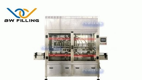 Washing Liquid Filling Machine: One minute to show you how does machine fill and cap automatically